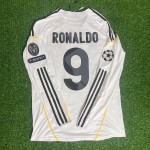 Cristiano Ronaldo CR7 Real Madrid 2009 2010 Debut First Year Number 9 Jersey Soccer Shirt